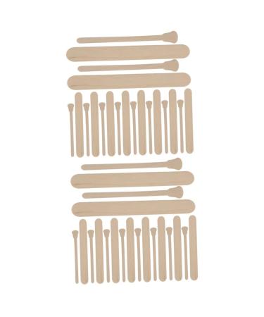 FOMIYES 200 STK waxed wooden stick make-up applicants make-up gadget children tinkering tinker for children wax stick wax applicator-stick hair removal spatula.