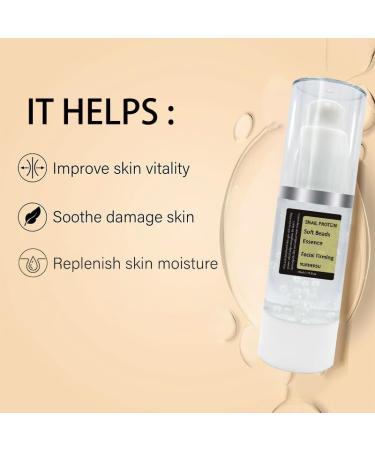Moisturizing facial essence with snail mucus and soft beads 30 ml care for dry tired skin light texture fast absorption - Buy Online on GoSupps.com