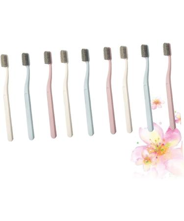Buy Minkissy 9-Piece Nylon Hard Hair Toothbrush Set | Premium Oral Care for Bright Smiles - International Shipping Available - Buy Online on GoSupps.com