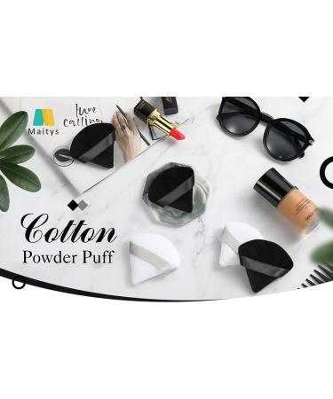 CRSONGMAOZL Makeup Powder Puffs Made of Velour in Triangle Wedge Shape Designed for Contouring Under Eyes and Corners with Strap Makeup Tool for Daily Makeup Foundation Cream Blush (12 Pcs) - Buy Online on GoSupps.com