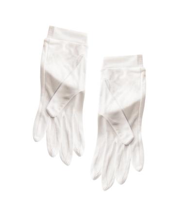 Angoily 1 Pair Grooming Gloves Moisturizing Mittens Gloves for Moisturizing Gloves Silk Gloves Overnight Gloves Hand Lotion Accessories Sun Protection Silk White
