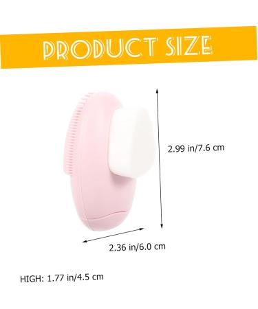 POPETPOP Facial Scrubber Exfoliator Man-made fiber plastic soft cleaning brush pebble cleaner brush wash brush brush Scrub soft fur makeup brush cleansing brush washbasin brush - Buy Online on GoSupps.com