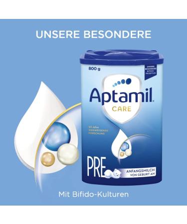 Aptamil Care PRE Infant Milk Powder - 800g | DHA Lactose Only Palm Oil Free - Baby Food from Birth - Buy Online on GoSupps.com