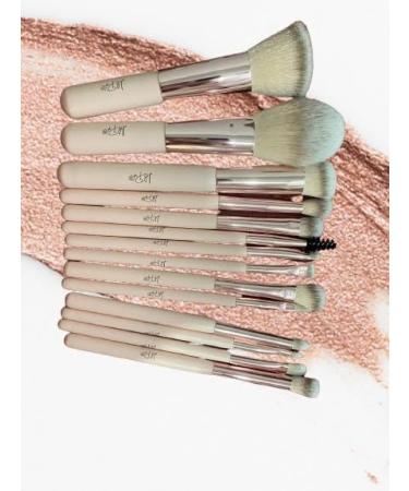Travel Essentials: LOLI POP 14 Pcs Portable Makeup Brush Set - Perfect Travel Accessories for Women - Buy Online on GoSupps.com