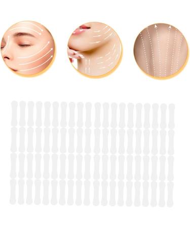 SOESFOUFU 80pcs V-type Lift Face Pasters Face Chin Lift Tapes Skin Lift Tape Face Tape Lifting Invisible Tape Invisible Sticker Invisible Face Tapes Tape for Face Lifting - Buy Online on GoSupps.com