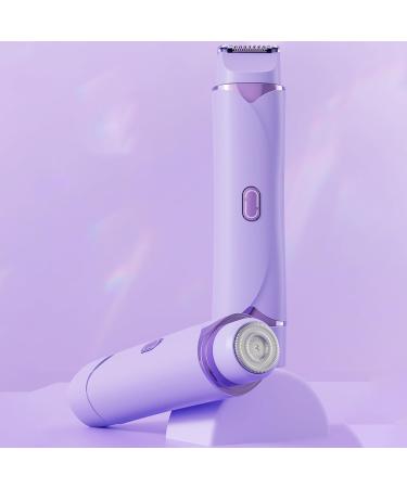 Electric Bikini Trimmer Bikini Cutter Cordless Body Shaver Exceeding facial hair for lip chin underarm legs personal trimmer Purple - Buy Online on GoSupps.com