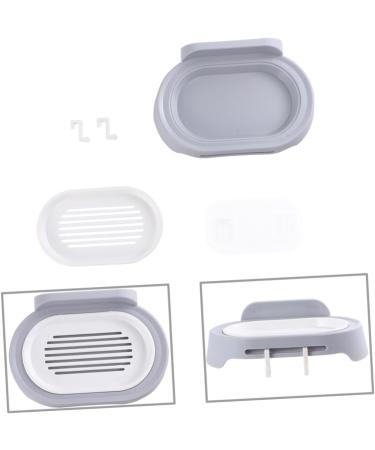 Ciieeo 2pcs Soap Rack Kitchen Sink Soap Holder Kitchen Sink Organizer Wall- Mounted Soap Holder Bathroom Wall Hook Soap Dish Holder Bath Soap Holder Soap Plate Soapdish No Punching Shelf - Buy Online on GoSupps.com