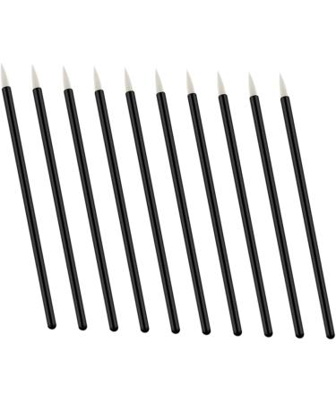 Mikinona 100pcs Eye Makeup Tools Cosmetics Brush 10X0.5X0.5cm White - Buy Online on GoSupps.com