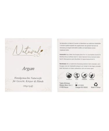 Natural Cilt Argan Soap | 100% Handmade Natural Soap for All Skin Types | Certified No Harmful Ingredients | Premium Shower Gel - Buy Online on GoSupps.com