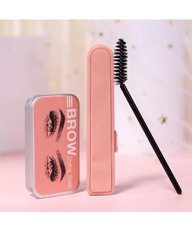miduoidn Eyebrow Gel Styling Soap Wax Wild Sweat-Proof Eye Brow Cream with Trimmer Natural Defining Practical Eyebrow Makeup Eyes Kit - Buy Online on GoSupps.com