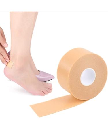 Brown Moleskin Bandage Roll - Extra Durable Heavy Duty Fabric Padding Tape for Foot Health & Shoe Friction Relief - Buy Online on GoSupps.com