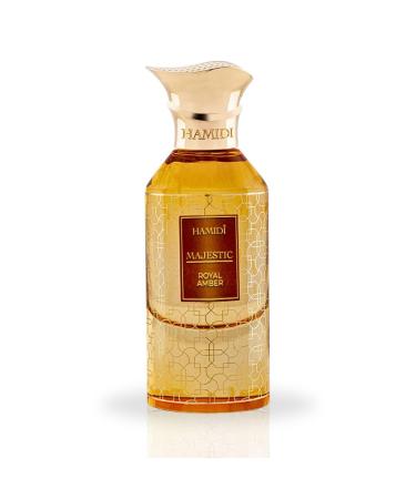 Hamidi MAJESTIC ROYAL AMBER Arabian Perfumes for Women & Men Long Lasting Perfume Spray 85ML (2.8 OZ) Unisex Perfume Luxurious Eau De Parfum - Allure & Elegance in Every Spray - Buy Online on GoSupps.com