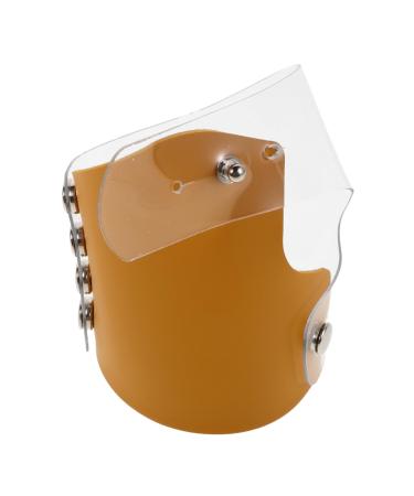 Healeved Healeved Palette for nail art and hand care makeup tray foundation mixing palette foundation plate for liquid makeup foundation plate makeup storage wax applicator pvc Light Brown