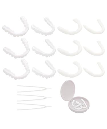 3 Sets Veneers Teeth - Easy to Use Natural Look Portable Ideal for Instant Smile Snap On Veneers for Men and Women
