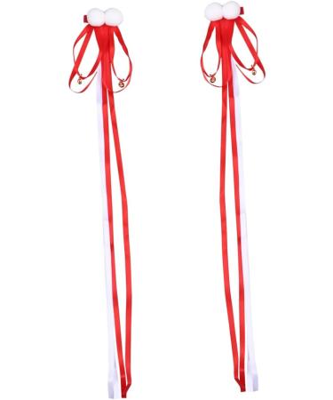 TOYANDONA 2 Pairs Womens Barrettes for Hair Kimono Hair Clip Womens Hair Clips Hanfu Headwear Goody Hair Clips for Women Headwear for Women Blush Decor Tassel Trim Cosplay Girl Tool Red - Buy Online on GoSupps.com