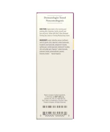 Burt's Bees Retinol Alternative Face Serum with Hyaluronic Acid - 1 oz | Intensive Firming Facial Care - Buy Online on GoSupps.com