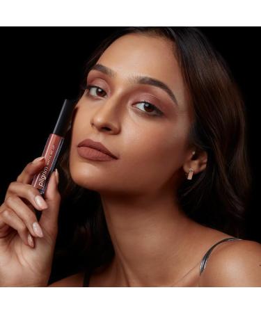 Matte Lipstick - Nude Obsessed | Transferproof Long Lasting Hydration with Hyaluronic Acid & Spanish Squalane - 3gms for Women - Buy Online on GoSupps.com