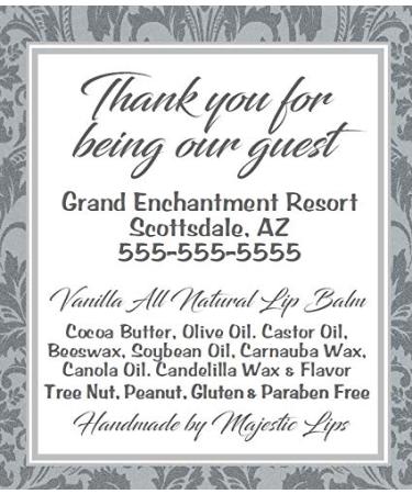 20 Customized Lip Balms for Your Rental B&B or Hotel Guests - Buy Online on GoSupps.com