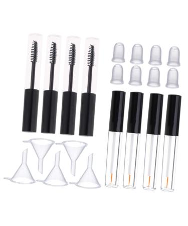 DOITOOL 1 Set Empty Eyelashes Mascara Clear DIY Cosmetics Accessories Lip Round Plastic Air Traffic Control