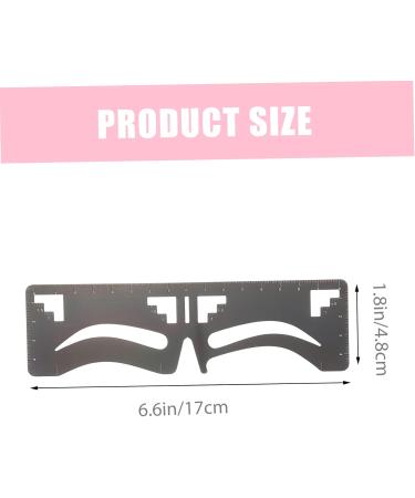 MAGICLULU 8 Pcs Eyebrow Ruler Brow Stencil Ruler Tool Molds Brow Guide Stencil Guide Ruler Eyebrow Trimming - Buy Online on GoSupps.com