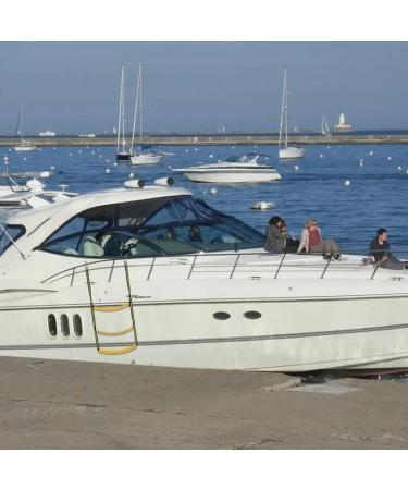 Sailortenx 3 Step Marine Rope Ladder for Inflatable Boat & Kayak - Portable Boating Ladder - Buy Online on GoSupps.com