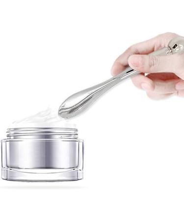 Frcolor Eye Massager Wand & Eye Cream Applicator - 2-in-1 Silver Scoop for Eye Fatigue Relief - Buy Online on GoSupps.com