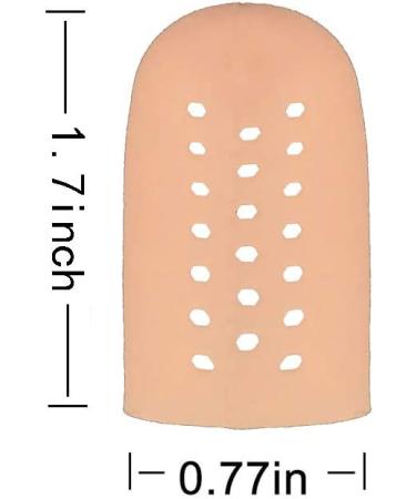Breathable Silicone Gel Toe Caps - 16 Pieces for Big Toe Protection from Ingrown Toenails, Corns, Blisters and Painful Toe Problems - Buy Online on GoSupps.com