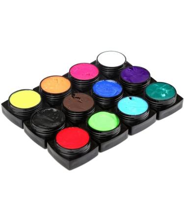 12 Colors Sculpture Nail Gel 3D Carved Plasticine UV Gel Varnish Creative DIY Nail Art Painting 3D Gel - (Color: Nail Carving Gel) - Buy Online on GoSupps.com