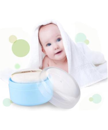 Toyvian 16 Pcs Body Powder Puff Box - Baby Powder Container Set | Travel-Friendly Dispenser Bottle | Blue Plastic Child Makeup Kit | 8x8x6cm - 8 Pcs - Buy Online on GoSupps.com