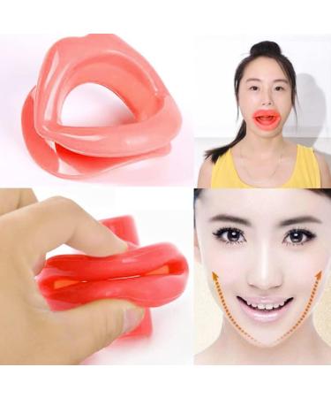 Lips Trainer Silicone Rubber Facial Mouth Muscle Tightener Face Lifting Beauty Tool Silicone Rubber Face Slimmer - Buy Online on GoSupps.com