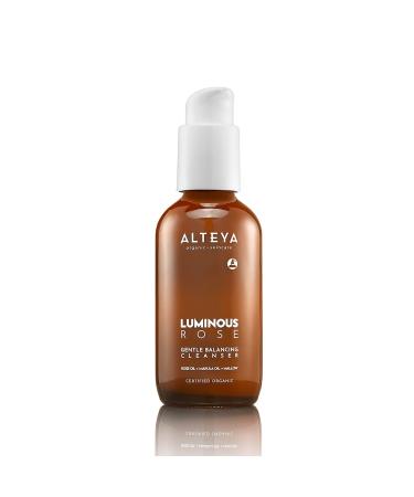 Alteya Organics Luminous Rose Gentle Balancing Cleanser 120 ml - NaTrue Certified Organic 100% Pure Natural All Skin Types Facial Wash