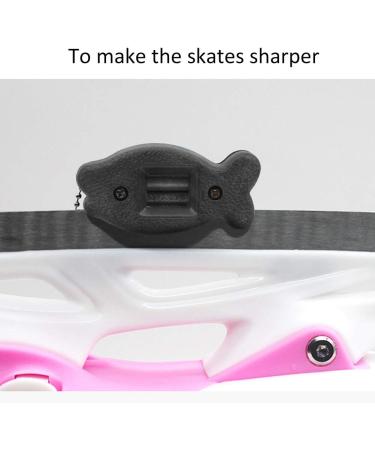 Premium Ice Skate Sharpener - Lightweight Grinding Tool with Portable Bag for Ice Hockey & Manual Skating - Buy Online on GoSupps.com