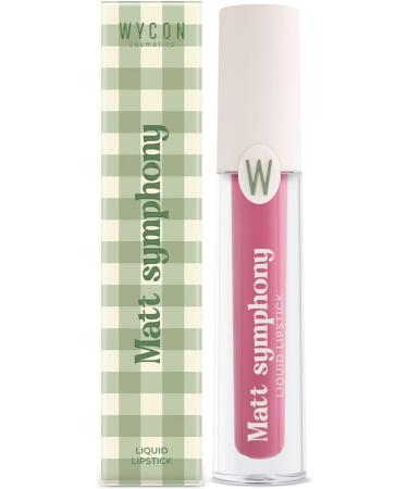  WYCON cosmetics WYCON Cosmetics MATT SYMPHONY Vegan-friendly liquid lipstick with a matte finish shade 05 - Buy Online on GoSupps.com