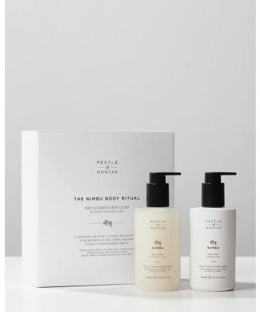 Buy Pestle & Mortar Nimbu Body Ritual Gift Set | Nourishing Bodycare for Men & Women | Body Lotion & Wash Set - Buy Online on GoSupps.com