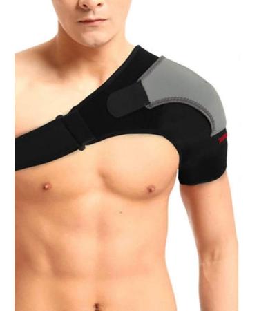 Shoulder Support Joint Compression Protective Gear Adjustable Pad Belts Badminton Basketball Fitness Sports Shoulder Protector Safety Brace Dislocation Injury Arthritis Pain Shoulder Strap Left Shoulder