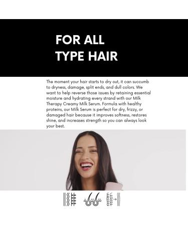Morfose Milk Therapy Serum - Nourishes & Protects Hair | Silkier Shinier Stronger | Split-End Healing | 100 ml - Buy Online on GoSupps.com
