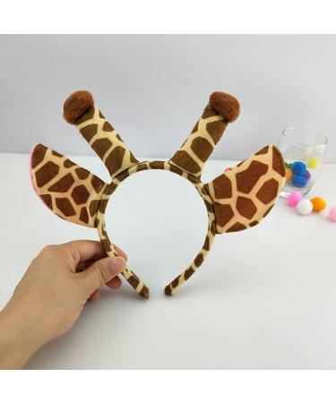 Christmas Elk Headband Cute Giraffe Headband for Kindergarten Activities Christmas Costume Decoration Khaki 1 Pc Hair Accessories - Buy Online on GoSupps.com