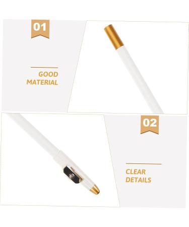 NOLITOY 12pcs Eyebrow Pencil Sharpener Eyebrow Pencil for Makeup Eyebrows Pencil White Eyeliner Pencil Eyebrow Pencil Makeup White Eye Pencil White Eyebrow Pencil White Brow Pencil - Buy Online on GoSupps.com