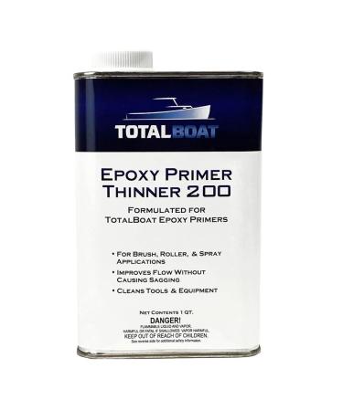 TotalBoat Epoxy Primer Thinner 200 Marine Solvent (Quart) 32 Fl Oz (Pack of 1)