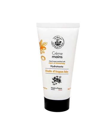 Maison du Savon de Marseille - French Hand Cream - Natural Organic Moisturiser made with Argan Oil - 75 ml Tube
