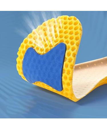 Memory Foam Insoles for Shoes - Breathable Cushioning for Men & Women | Orthopedic Running Insoles (Size 38 - Buy Online on GoSupps.com