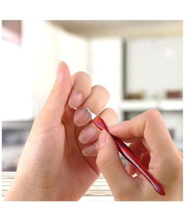 LUXXII 6-Pack Pedicure Cuticle Trimmer & Callus Removal Tools - Brown | Nail Art Pedicure Tools - Buy Online on GoSupps.com