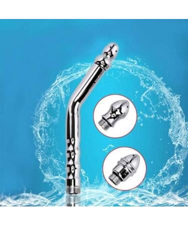 Intimate Shower Set - Stainless Steel Anal Enema Syringe Shower Attachment for Ultimate Cleaning - Buy Online on GoSupps.com