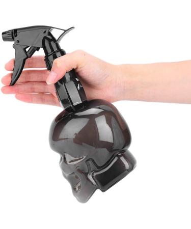 Spray Bottle Bottle Water for Barber Skull Shape 250ml Vintage Hairdressing Spray Mist Empty Water Bottle Sprayer Salon Barber Tools for Hair Styling Plants Pets Home Clean (Black) - Buy Online on GoSupps.com