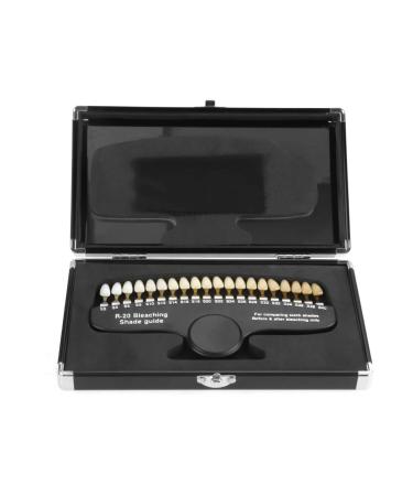 Tooth whitening dental shade guide 20 colors tooth whitening dental shade guide bleaching porcelain with mirror other hand tools industrial tools
