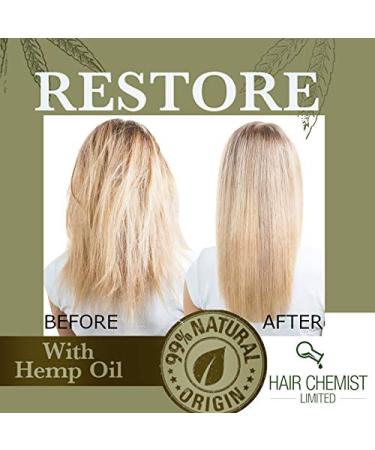 Hair Chemist Solutions Restore Hemp Hair Oil 2.5 oz. - Nourishing Hair Treatment - Buy Online on GoSupps.com