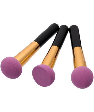 FRCOLOR 3-Piece Purple Wooden Make Up Brush Set for Face - Buy Online on GoSupps.com