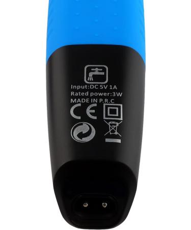 KEMEI Electric Razor & Beard Trimmer - Waterproof Cordless USB Rechargeable Groomer for Men & Women - Eyebrow Beard Facial & Body Hair Removal - Blue - Buy Online on GoSupps.com