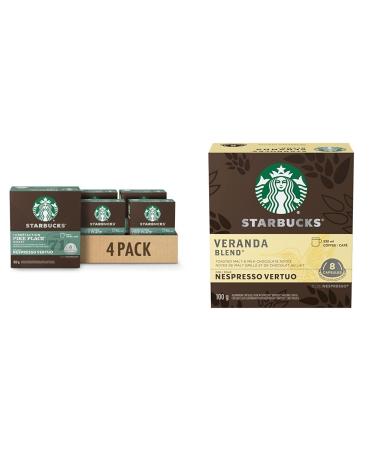 Starbucks By Nespresso Pike Place Roast Coffee Pods Medium Roast Nespresso Vertuo Line & by Nespresso Veranda Blend Blonde Roast Coffee Pods Nespresso Vertuo Line Coffee+Blonde Roast Coffee Pods
