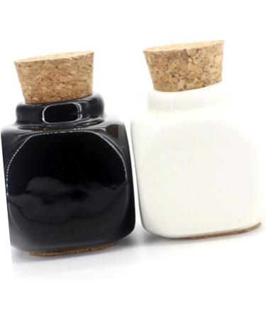 minkissy 3pcs Nail Cup Gratitude Jar Manicue Cups Powder Bottle Jar Dappen Dish Empty Bottles Nail Art Ceramic Cup Container Bottle Refillable Empty Bottle Soap Tin Wooden White Manicure - Buy Online on GoSupps.com